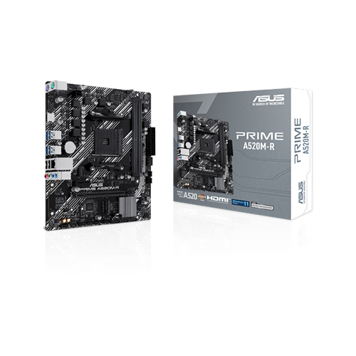 ASUS PRIME A520M-R DDR4 AMD AM4 Socket Motherboard